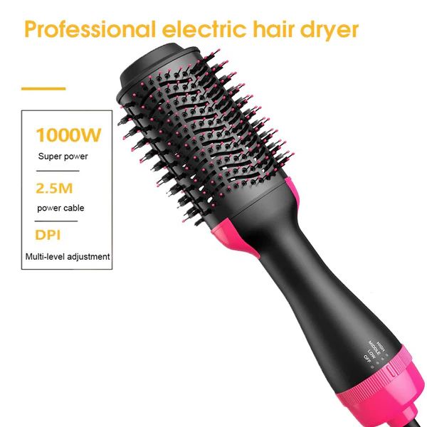 One Step Hair Dryer Brush – 4-in-1 Hot Air Styler for Smooth & Voluminous Hair