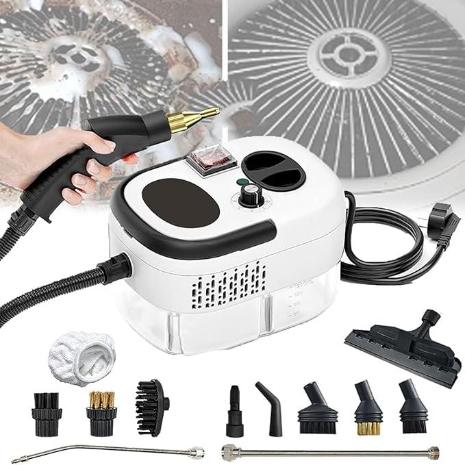 2500W High-Pressure Steam Cleaner – Portable & Multi-Purpose Handheld Steamer