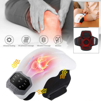 Portable Electric Knee Massager – Heat, Vibration & Red Light Therapy