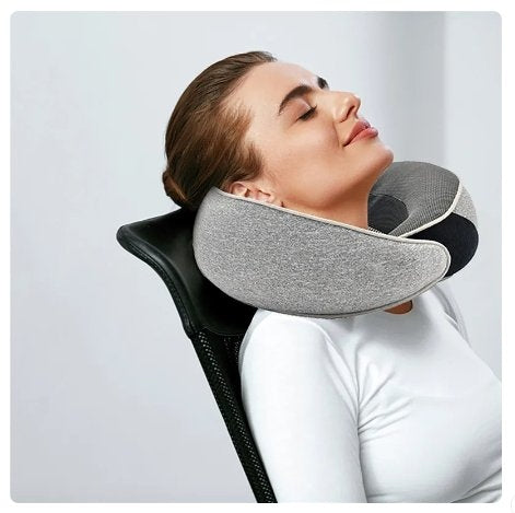 Travel Pillow – Ergonomic Neck Support Cushion for Flights, Cars & Office
