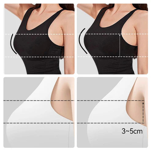 Reusable Adhesive Breast Lift Pads – Strapless Invisible Support