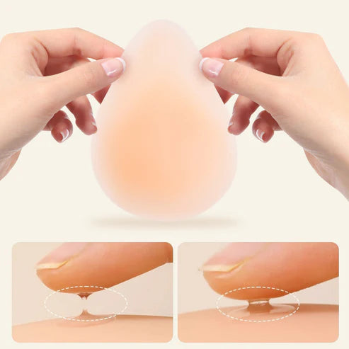 Reusable Adhesive Breast Lift Pads – Strapless Invisible Support