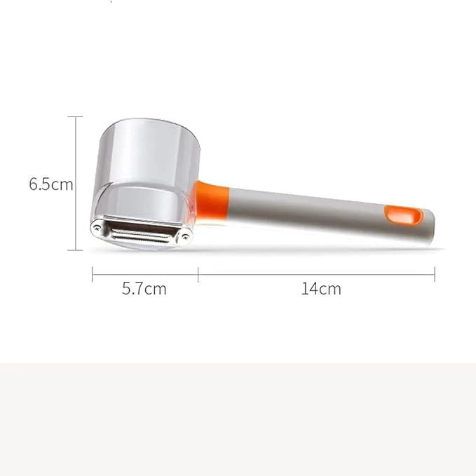 Stainless Steel Vegetable Peeler – Dual Blade & Built-in Container