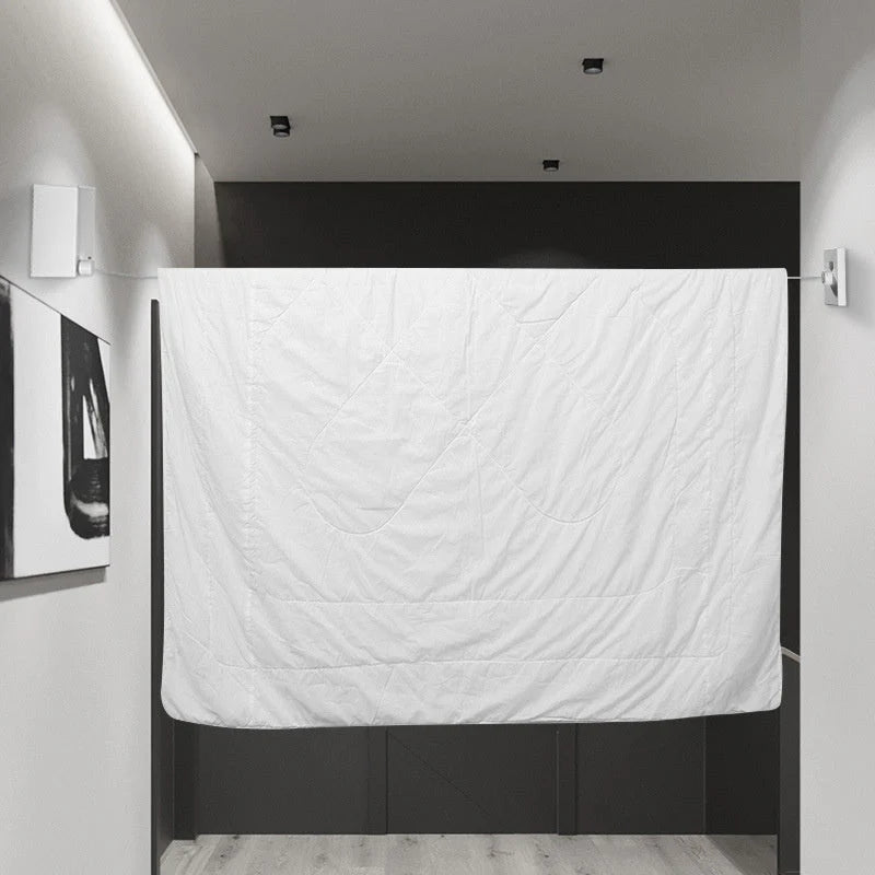 Heavy-Duty Telescopic Clothesline – Adjustable Drying Rope for Small Spaces