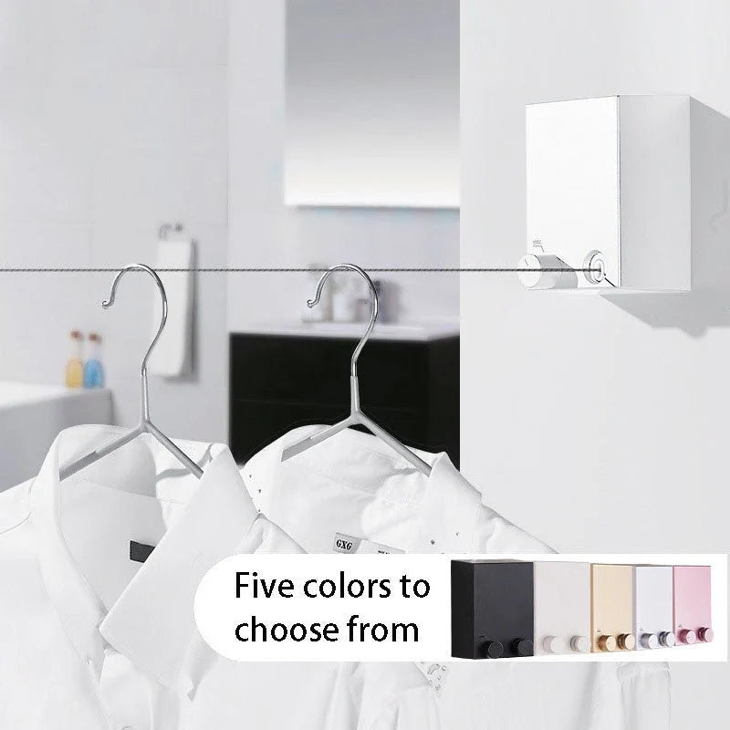 Heavy-Duty Telescopic Clothesline – Adjustable Drying Rope for Small Spaces