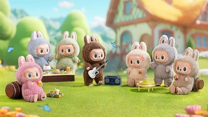 THE MONSTERS Tasty Macarons Vinyl Figures – Blind Box Collectible Toys (7 Designs)