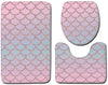 Toilet Mat Sets (Color and Design May Vary)