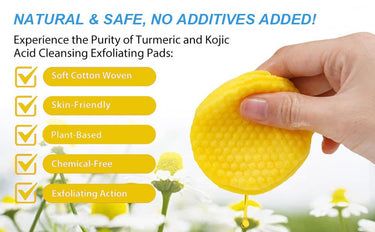 Turmeric & Kojic Acid Pads for Dark Spots – Brighten & Even Skin Tone"